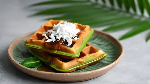 klepon Waffle: Makanan Viral Yang Sedang Hits, Apa Sih Rasanya?