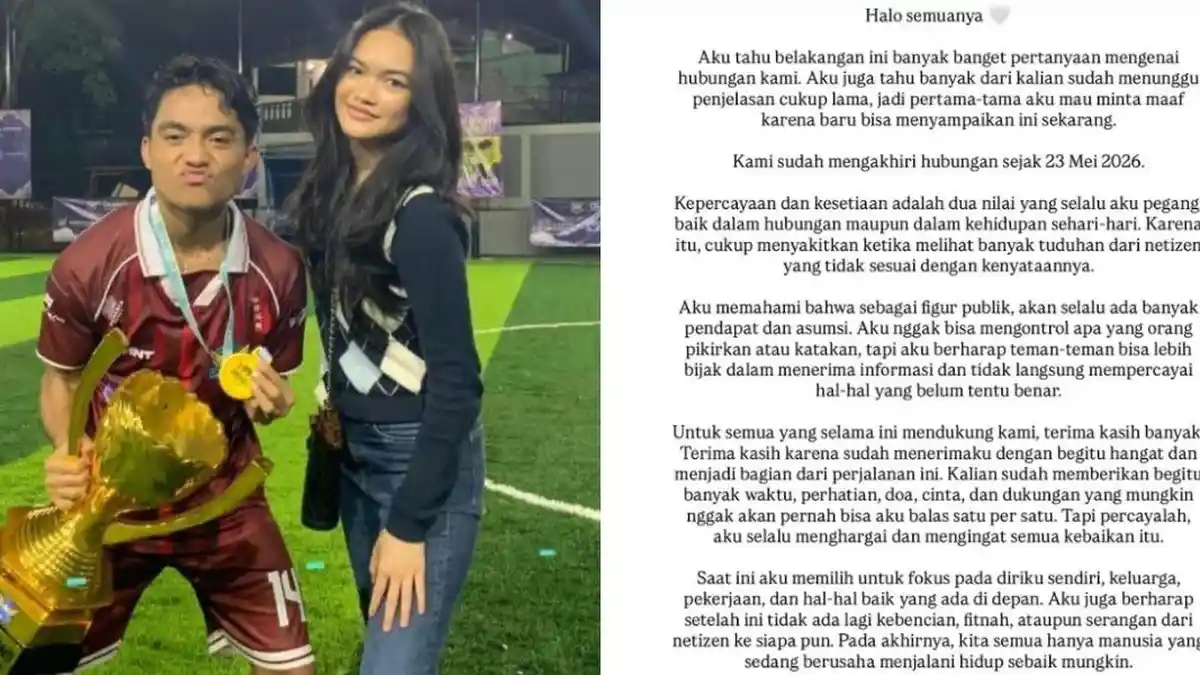 Perjalanan Cinta Berakhir, Betrand Peto Dan Aqila Zhavira Putus